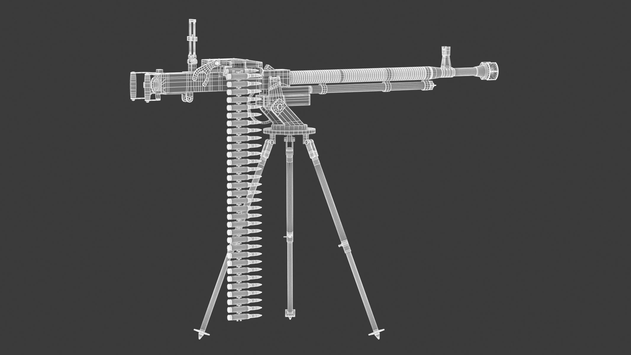 DShK Heavy Machine Gun 3D model_15