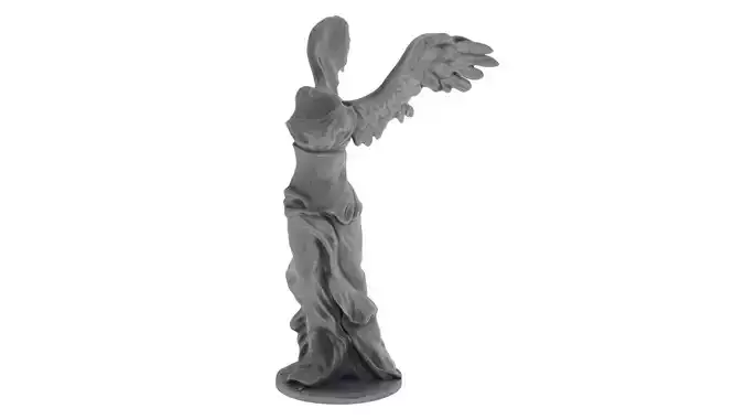 Winged Victory of Samothrace Low-poly 3D model