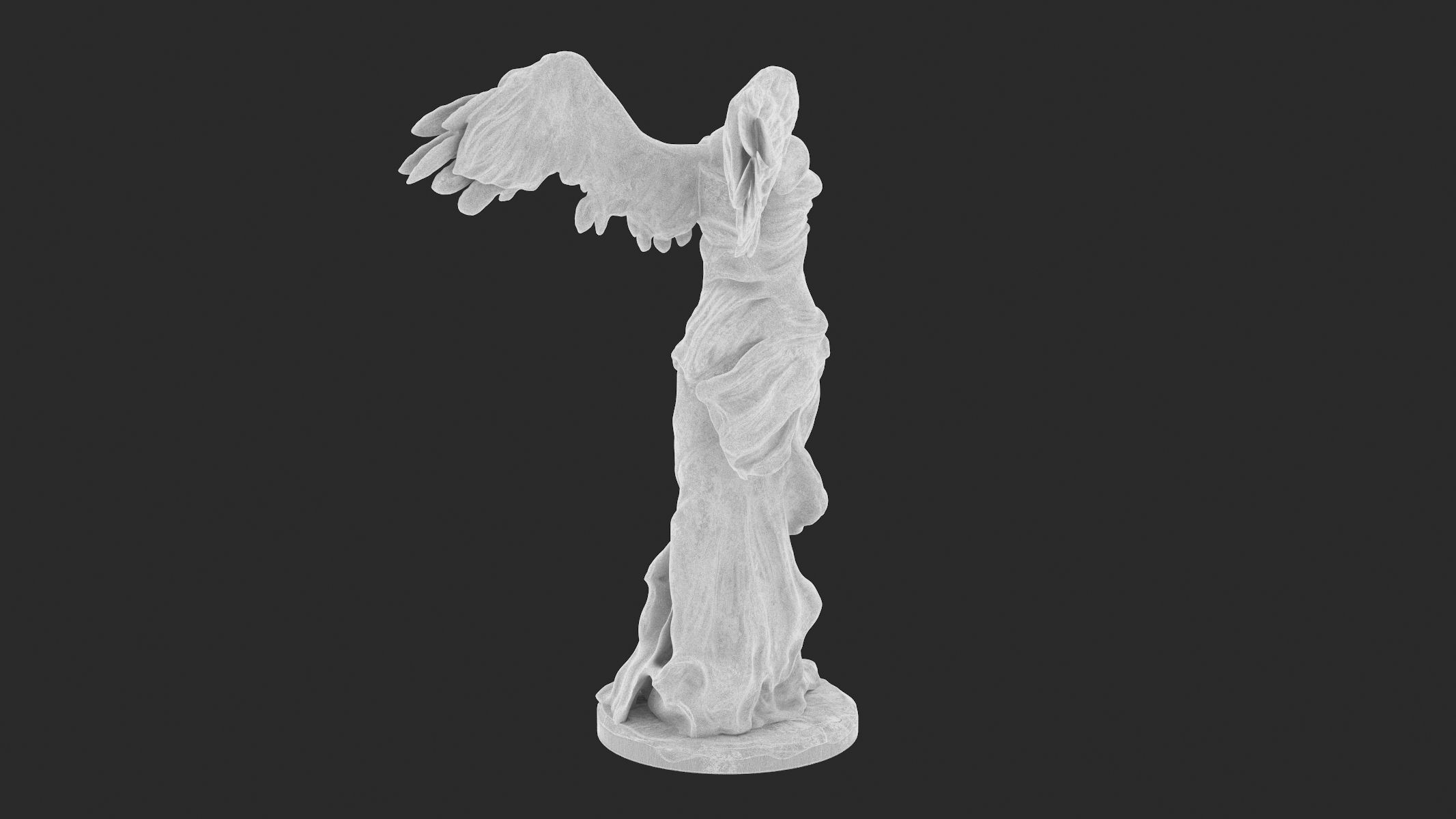 Winged Victory of Samothrace 3D print model_12