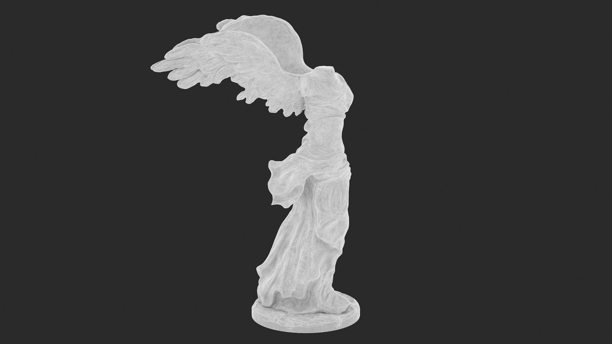 Winged Victory of Samothrace 3D print model_11