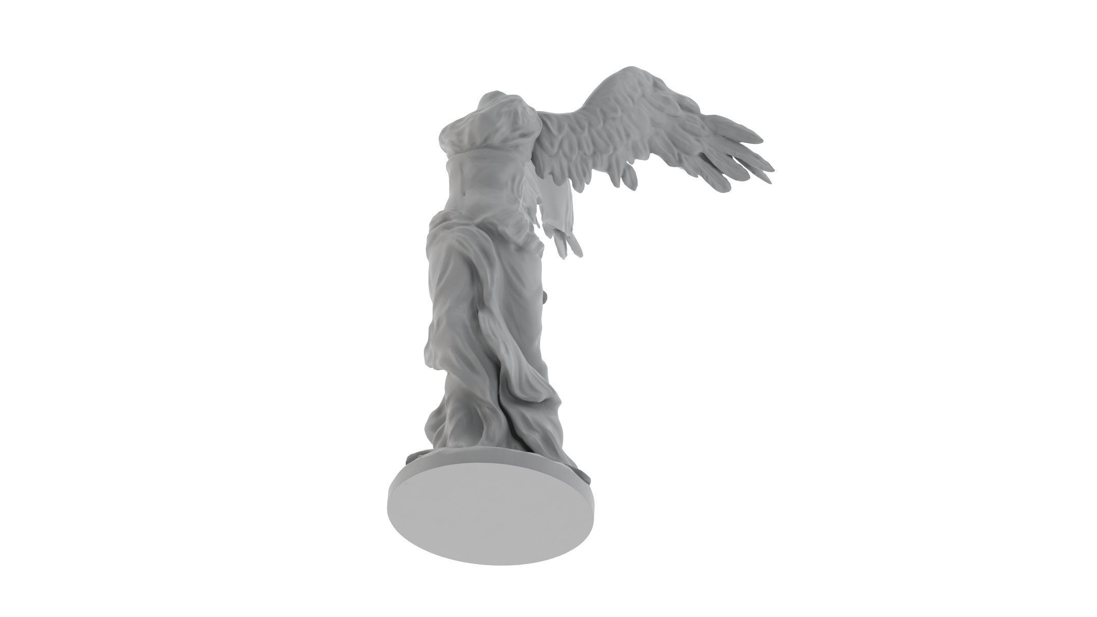 Winged Victory of Samothrace 3D print model_4