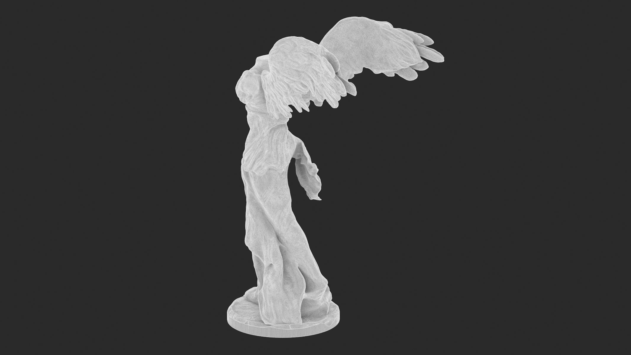 Winged Victory of Samothrace 3D print model_13