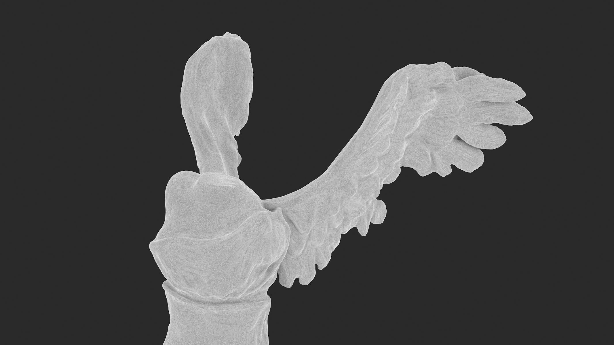 Winged Victory of Samothrace 3D print model_15