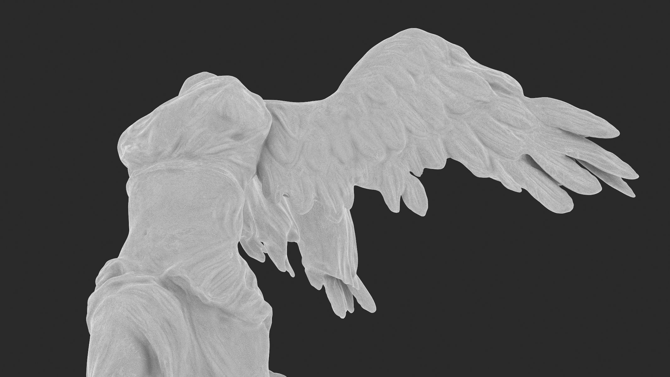Winged Victory of Samothrace 3D print model_19