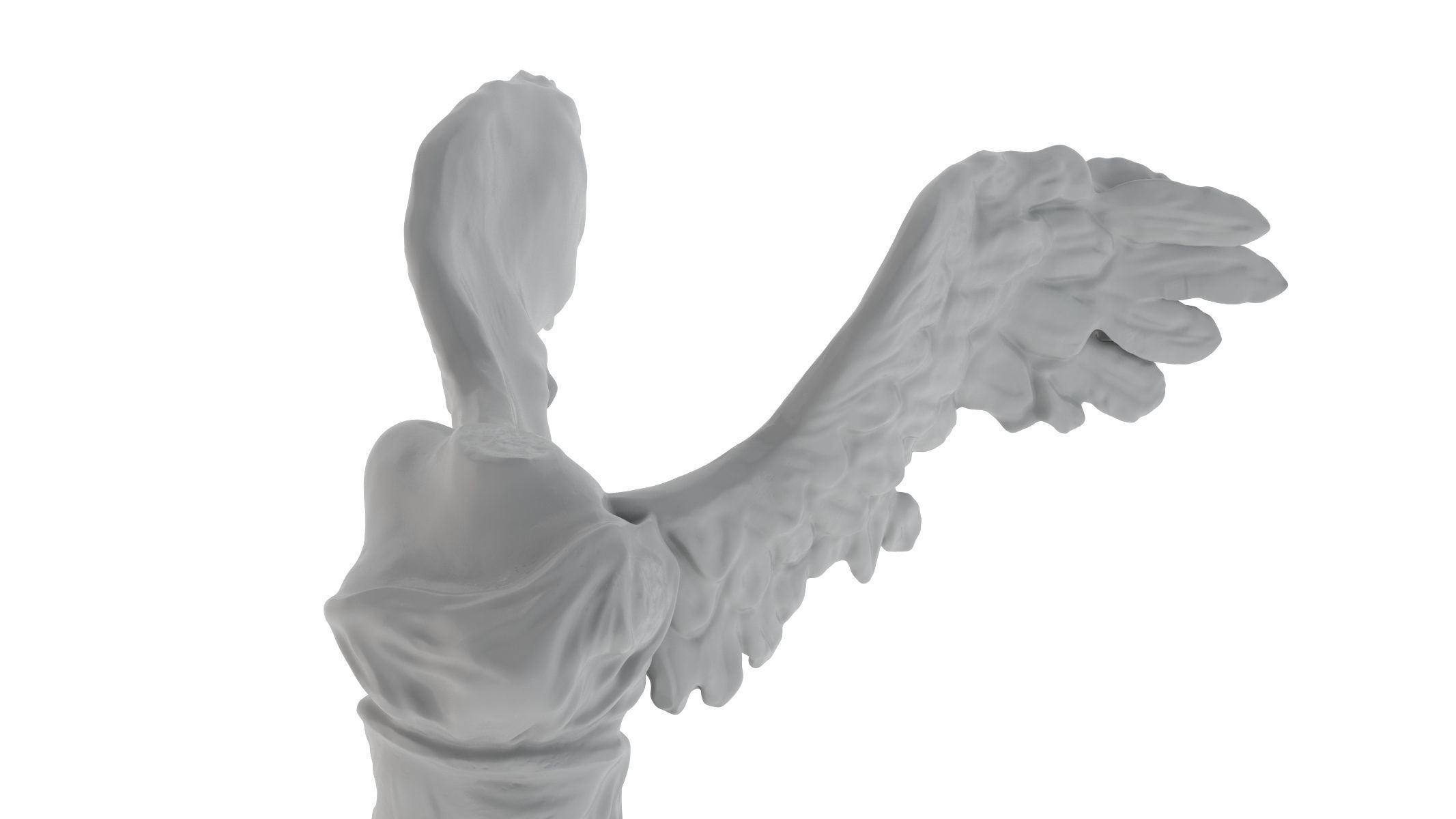 Winged Victory of Samothrace 3D print model_5