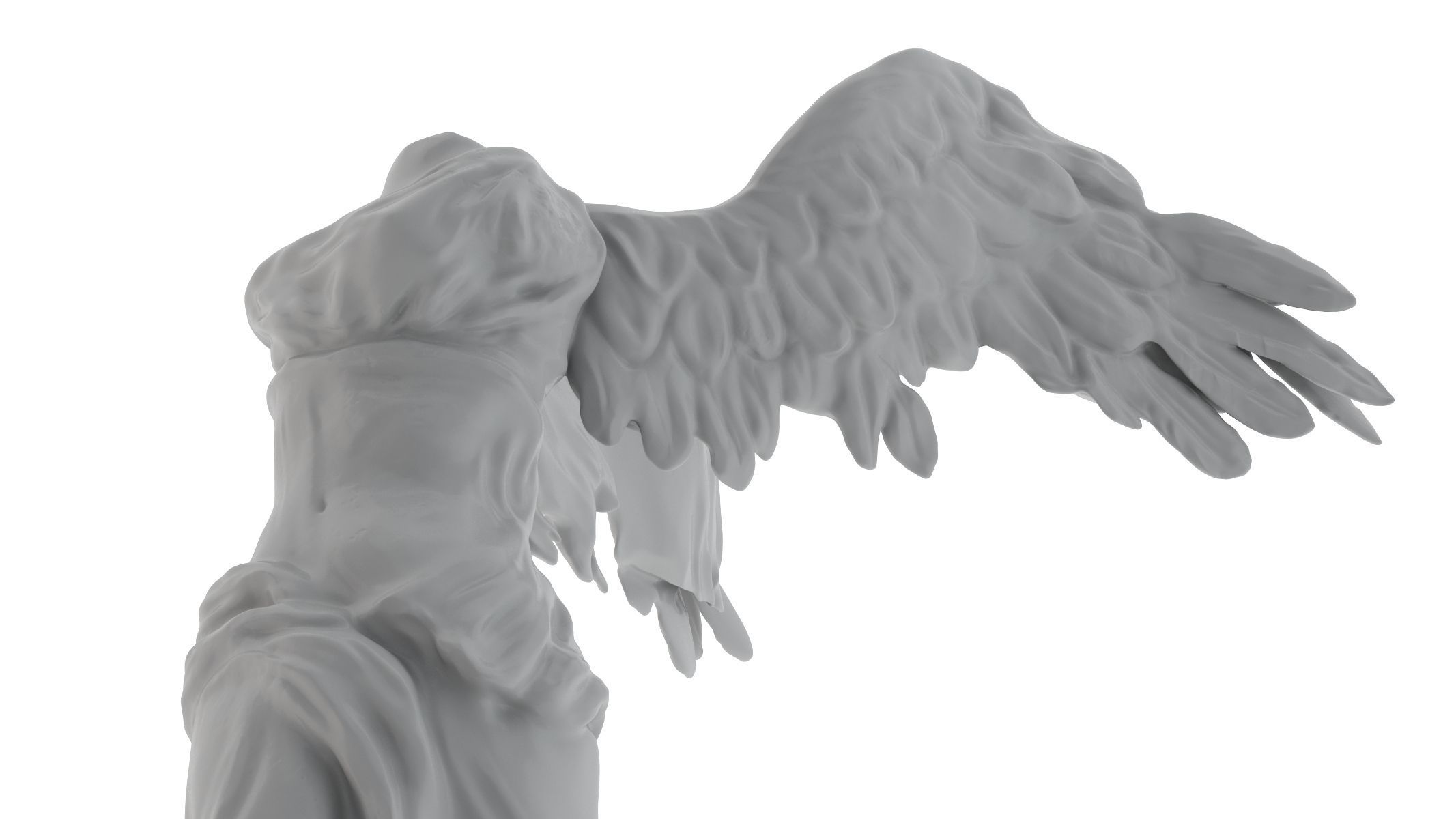 Winged Victory of Samothrace 3D print model_9