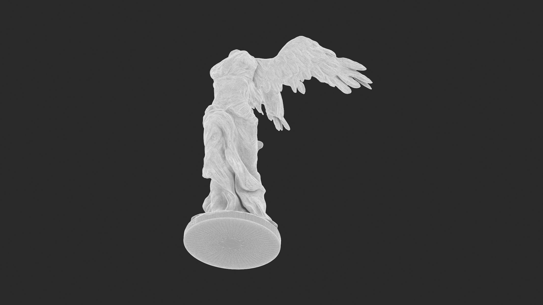 Winged Victory of Samothrace 3D print model_14