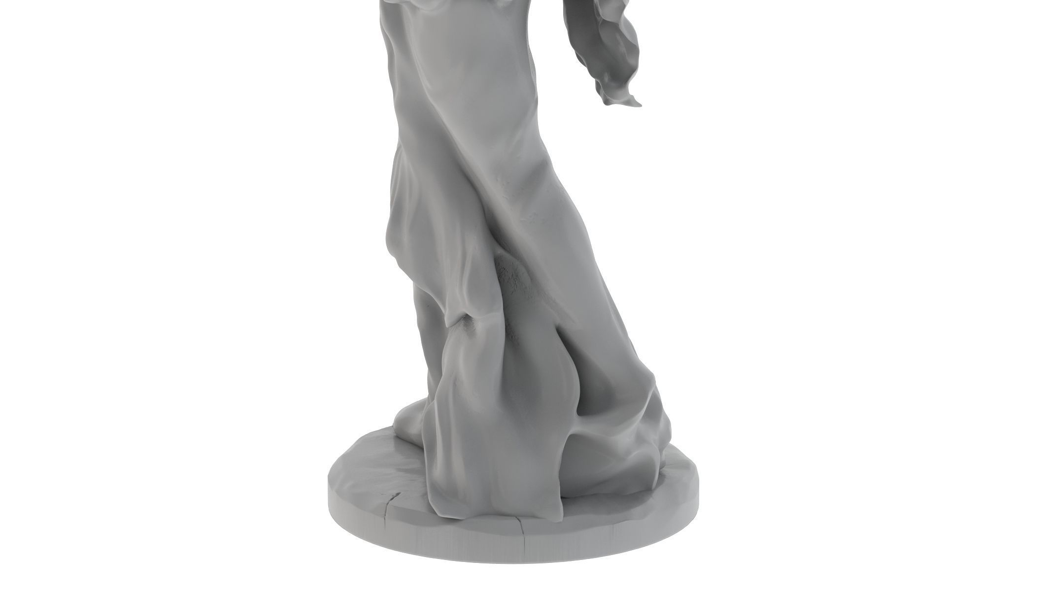 Winged Victory of Samothrace 3D print model_8