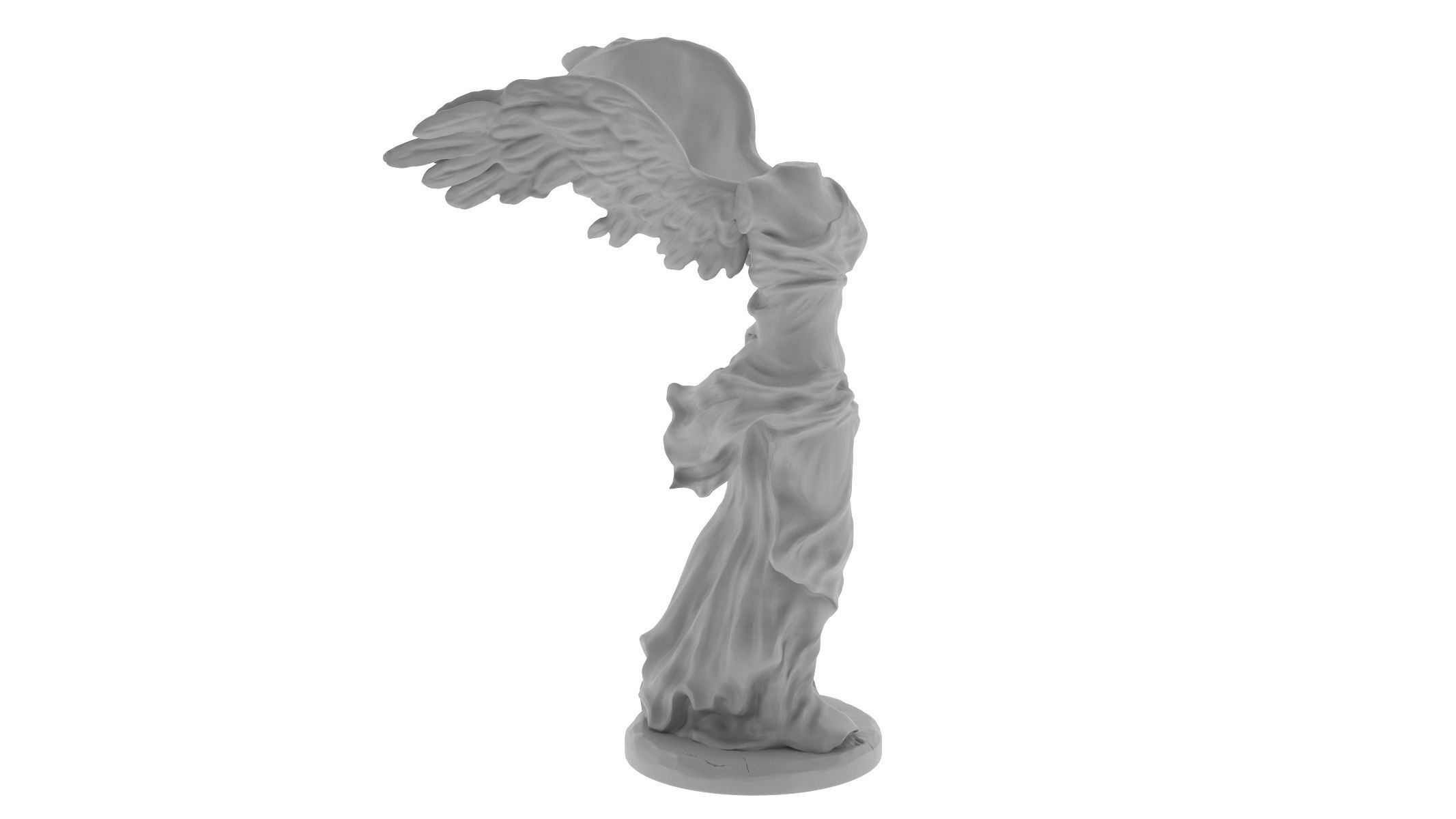 Winged Victory of Samothrace 3D print model_1