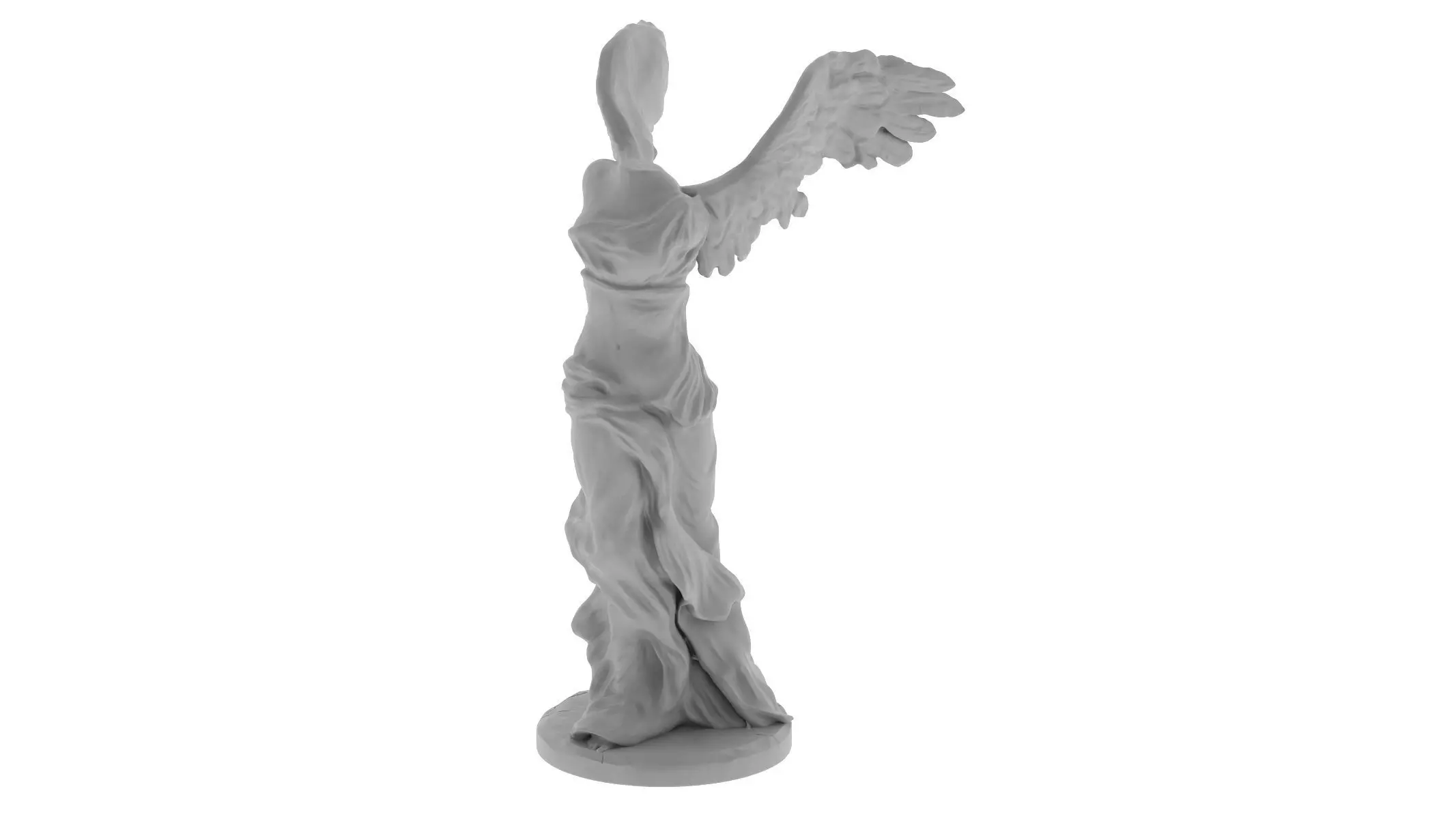 Winged Victory of Samothrace 3D print model_0