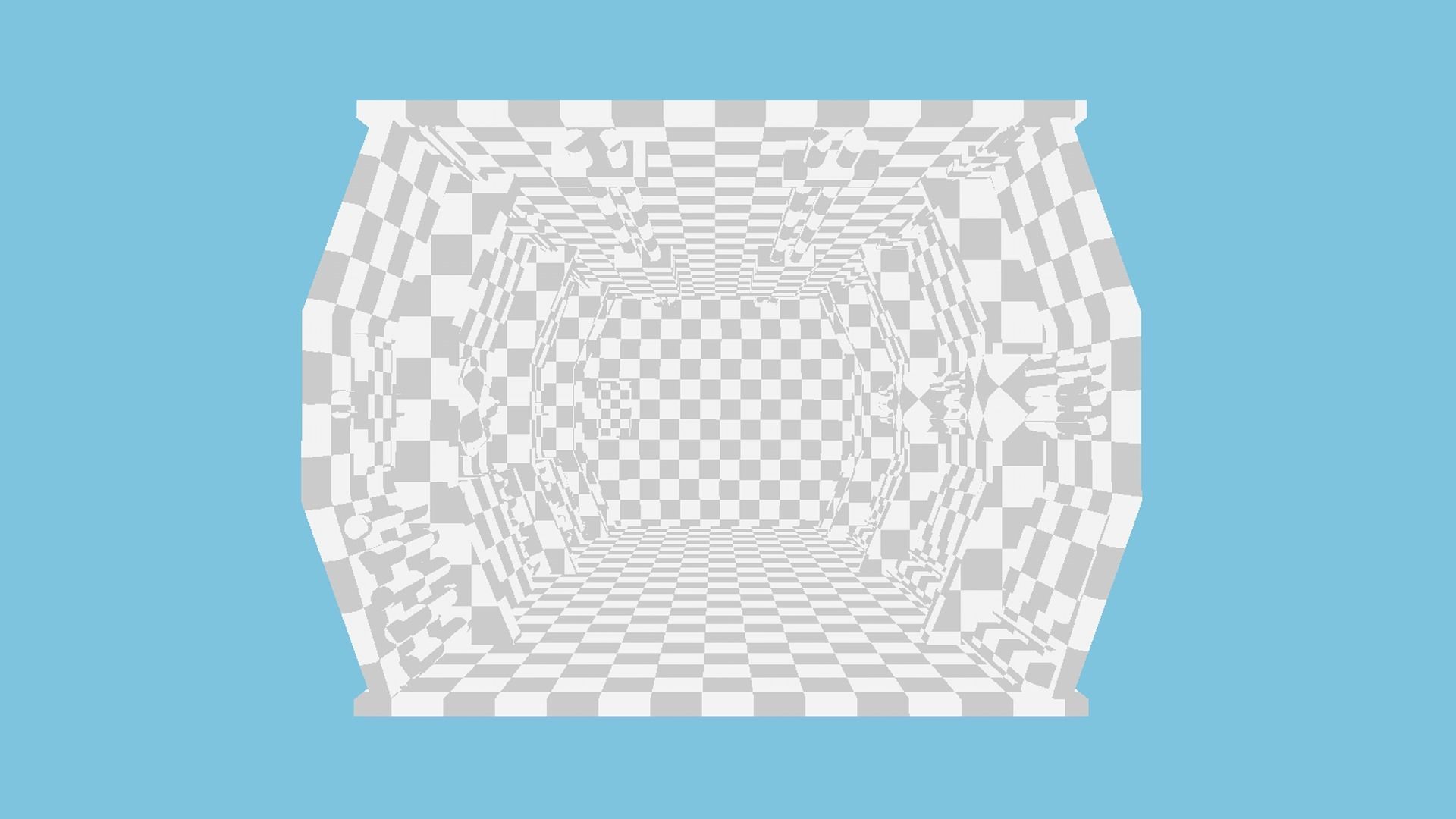 SciFi Black Backdrop - Scenery Full Perm Spaceship Interior Low-poly 3D model_13