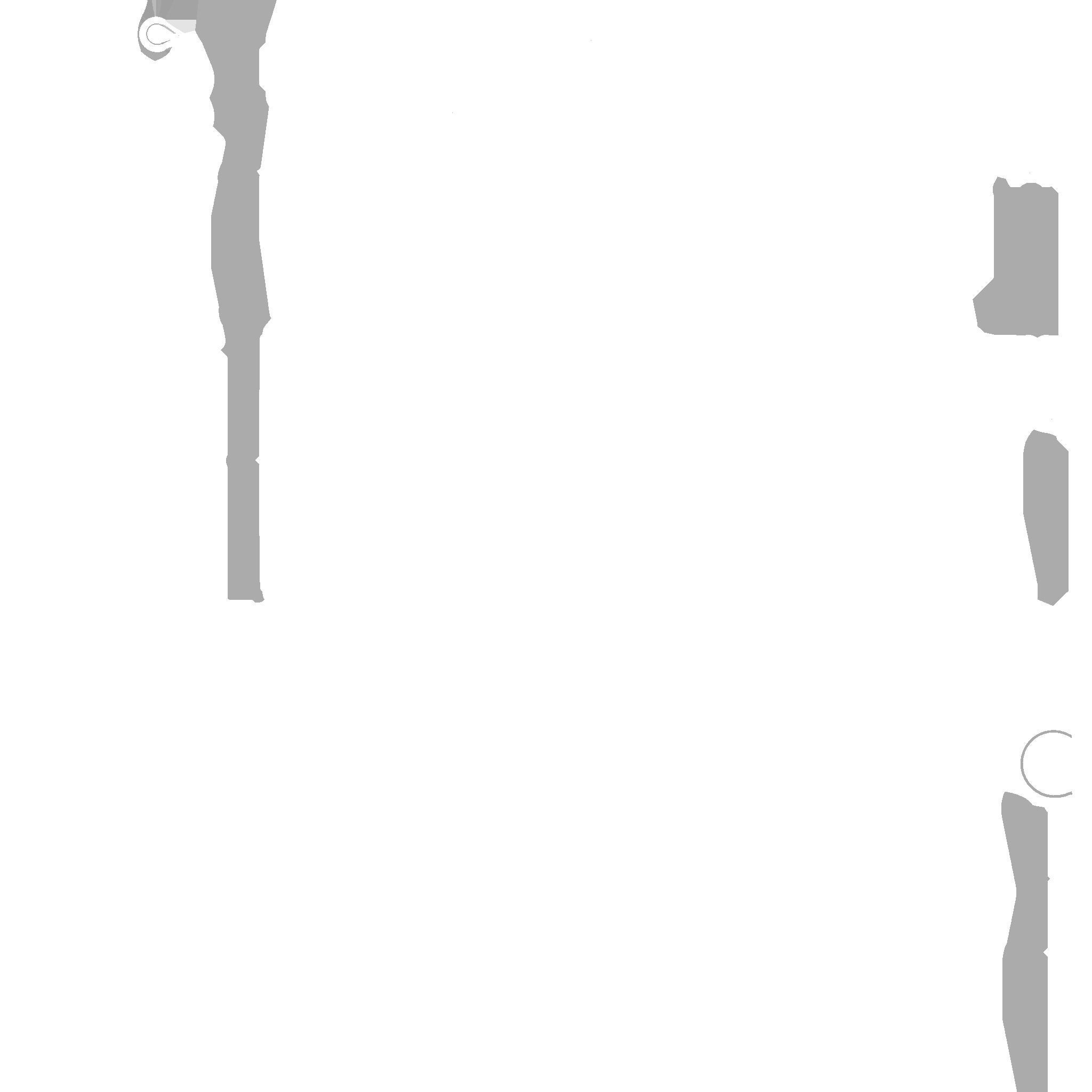 SciFi Black Backdrop - Scenery Full Perm Spaceship Interior Low-poly 3D model_24