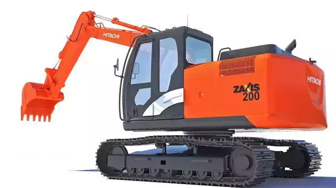 Hitachi  Excavator 3D model