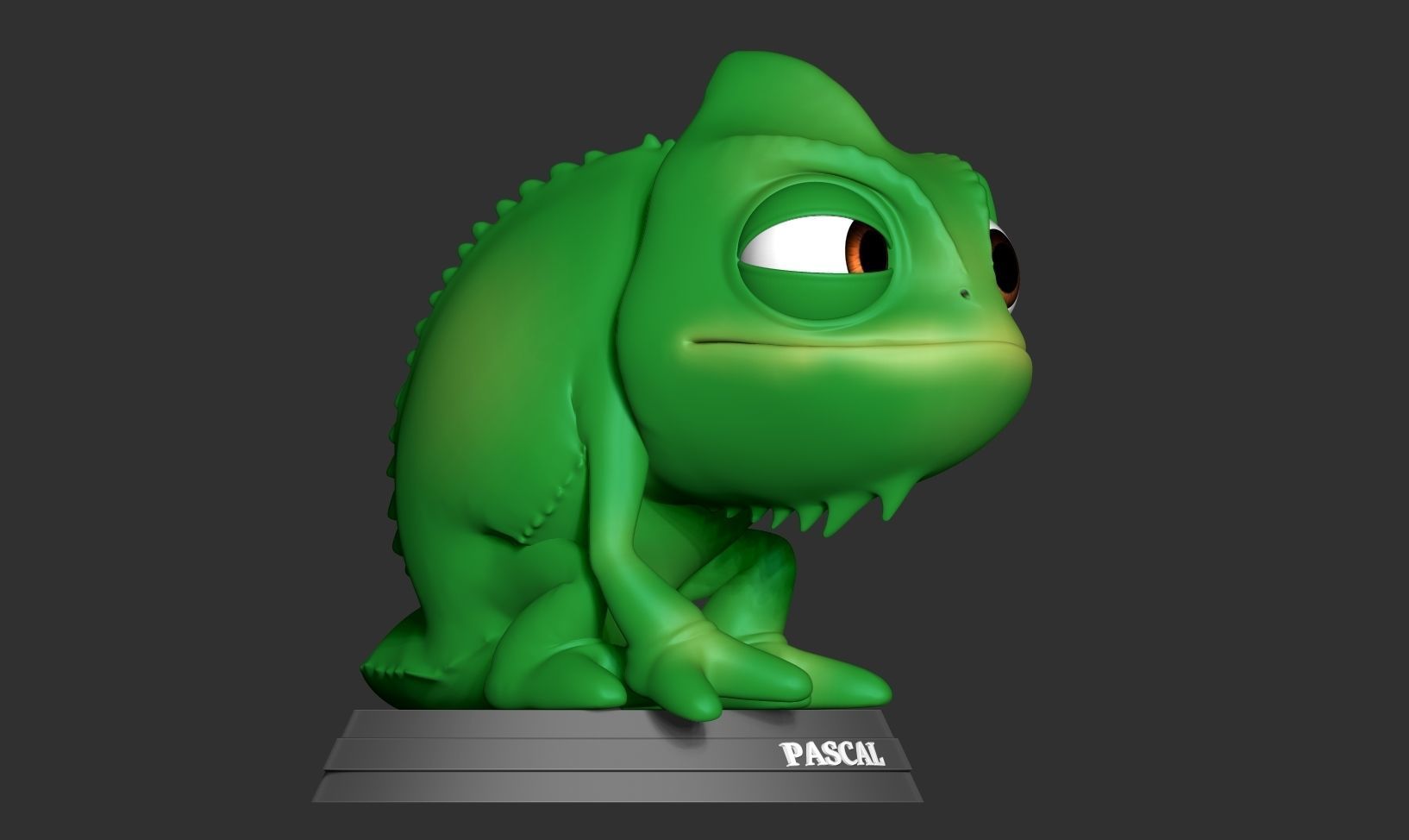 Pascal with shaka sign 3D print model_10