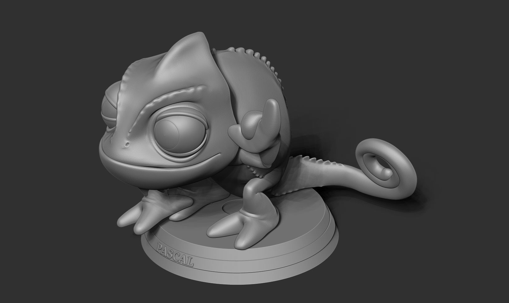 Pascal with shaka sign 3D print model_13