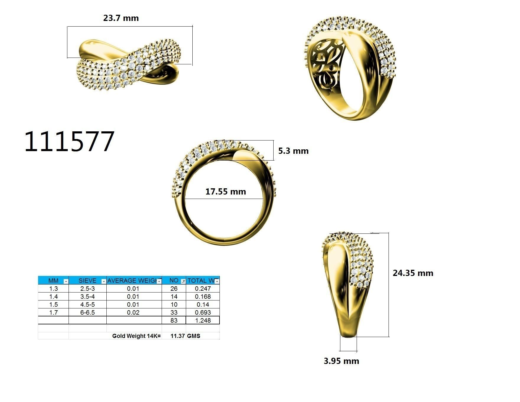 Ring - 111577 3D print model_12
