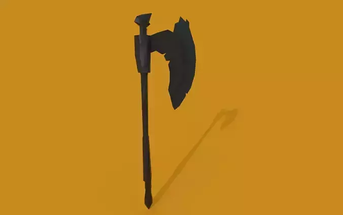 Rustic TwoHand Axe - LowPoly