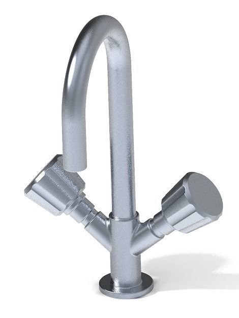 Modern Wash Mixer Tap 3D print model_2