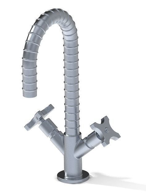 Elegant Wash Mixer Tap 3D print model_2
