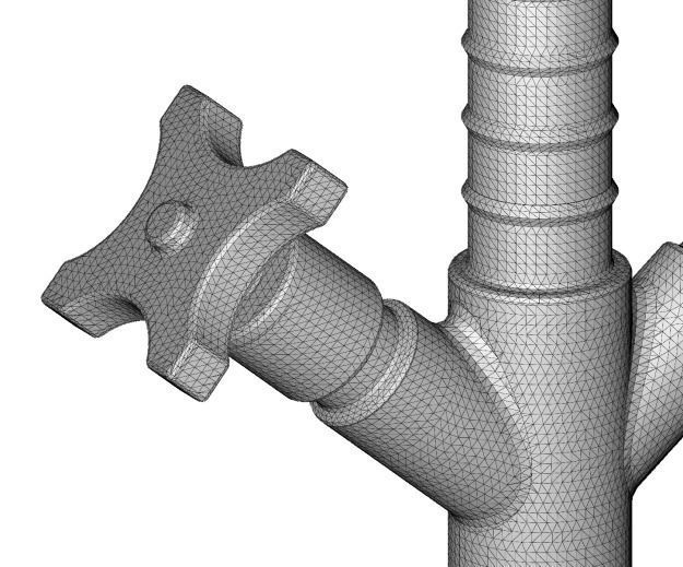 Elegant Wash Mixer Tap 3D print model_4