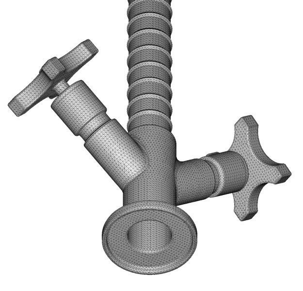 Elegant Wash Mixer Tap 3D print model_5