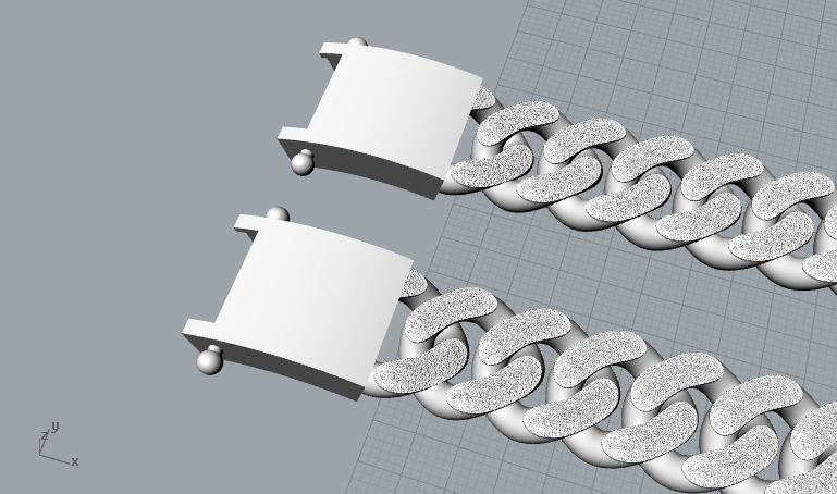 CUBAN CHAIN 04 3D print model_1