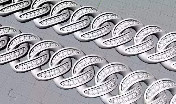 CUBAN CHAIN 05 3D print model