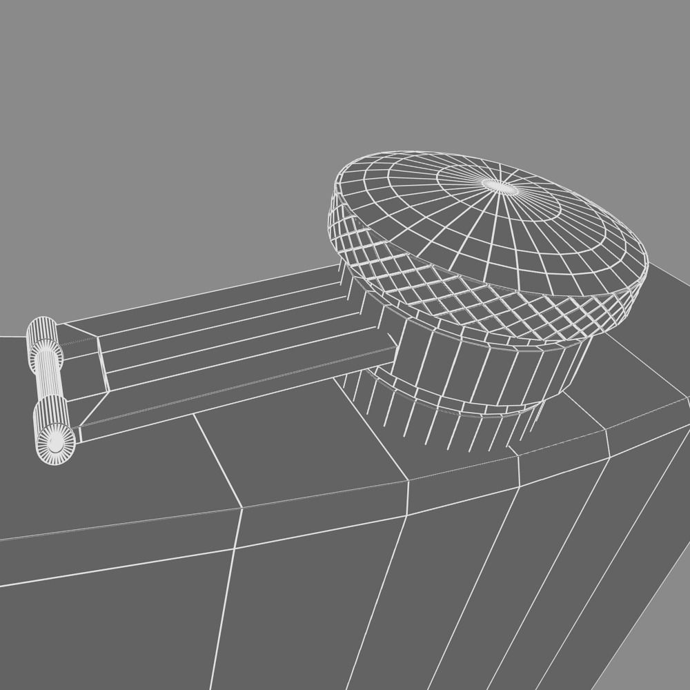 Hip Flask 3D model_3