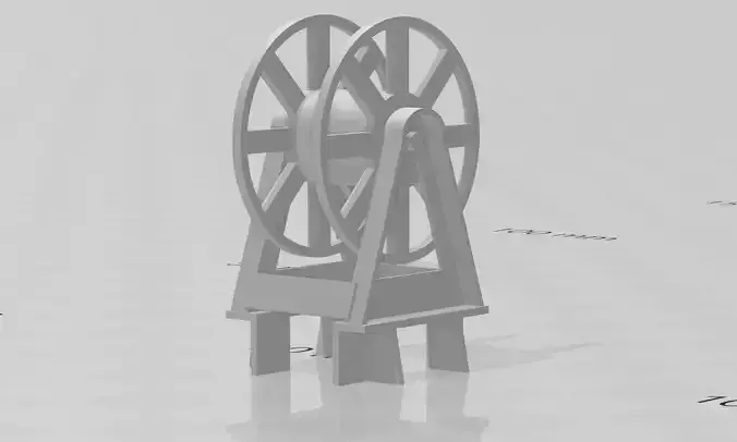 Rope drum for ship models