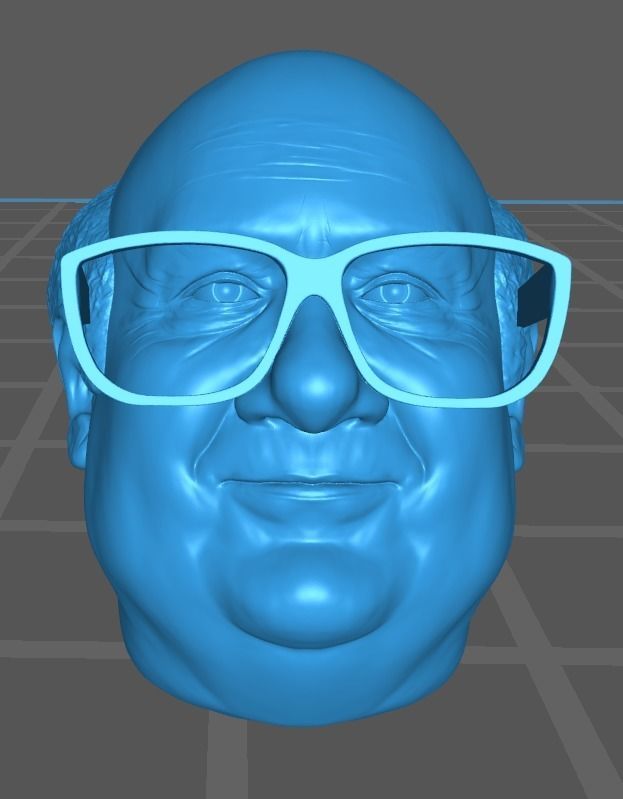 Danny Devito Face Model 3D print model_2