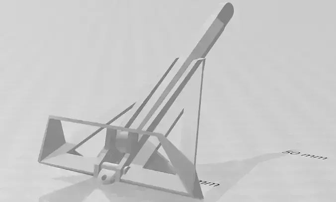 Delta flipper anchor 3D print model