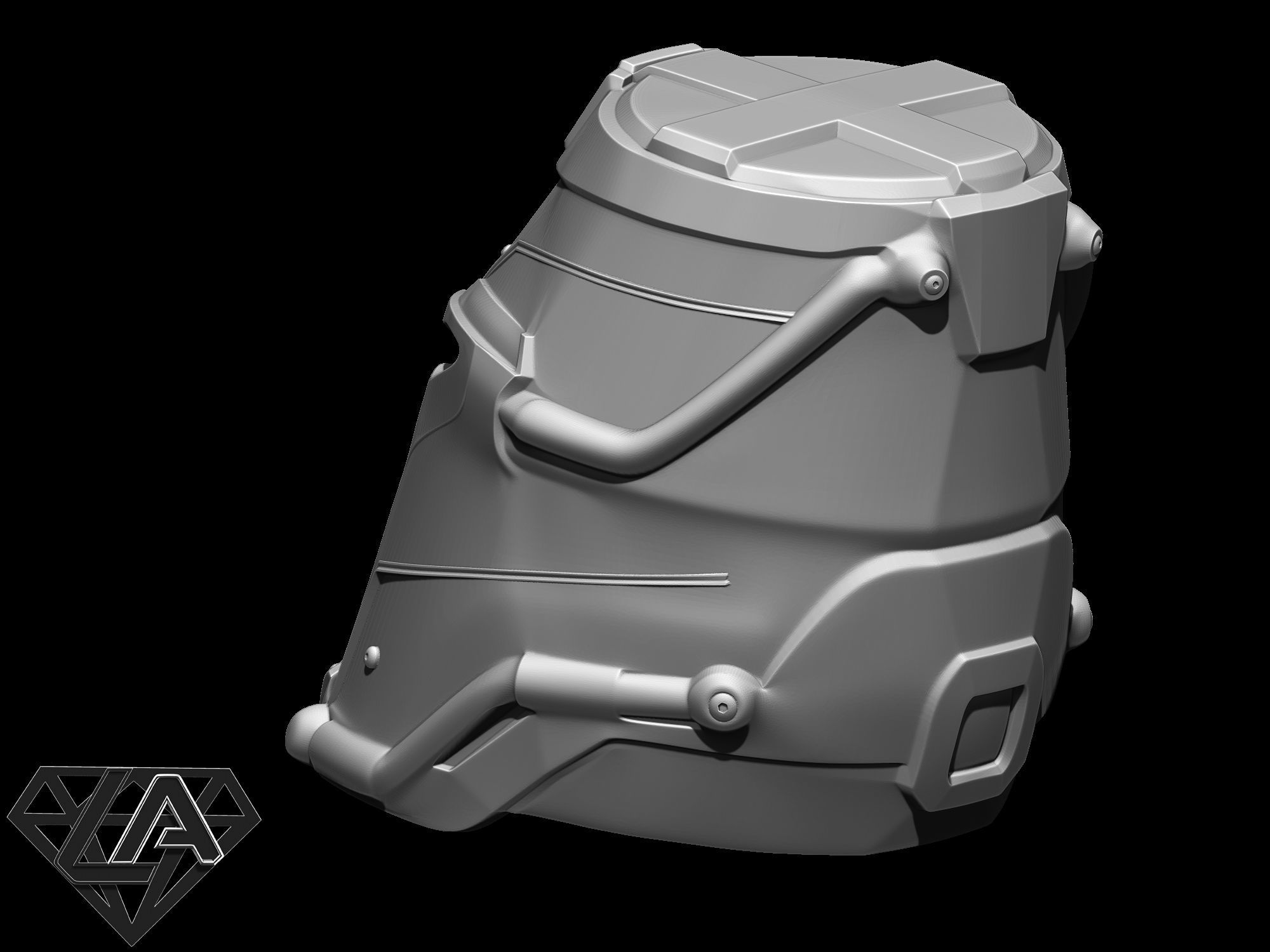 Doom helmets set 3D print model_22