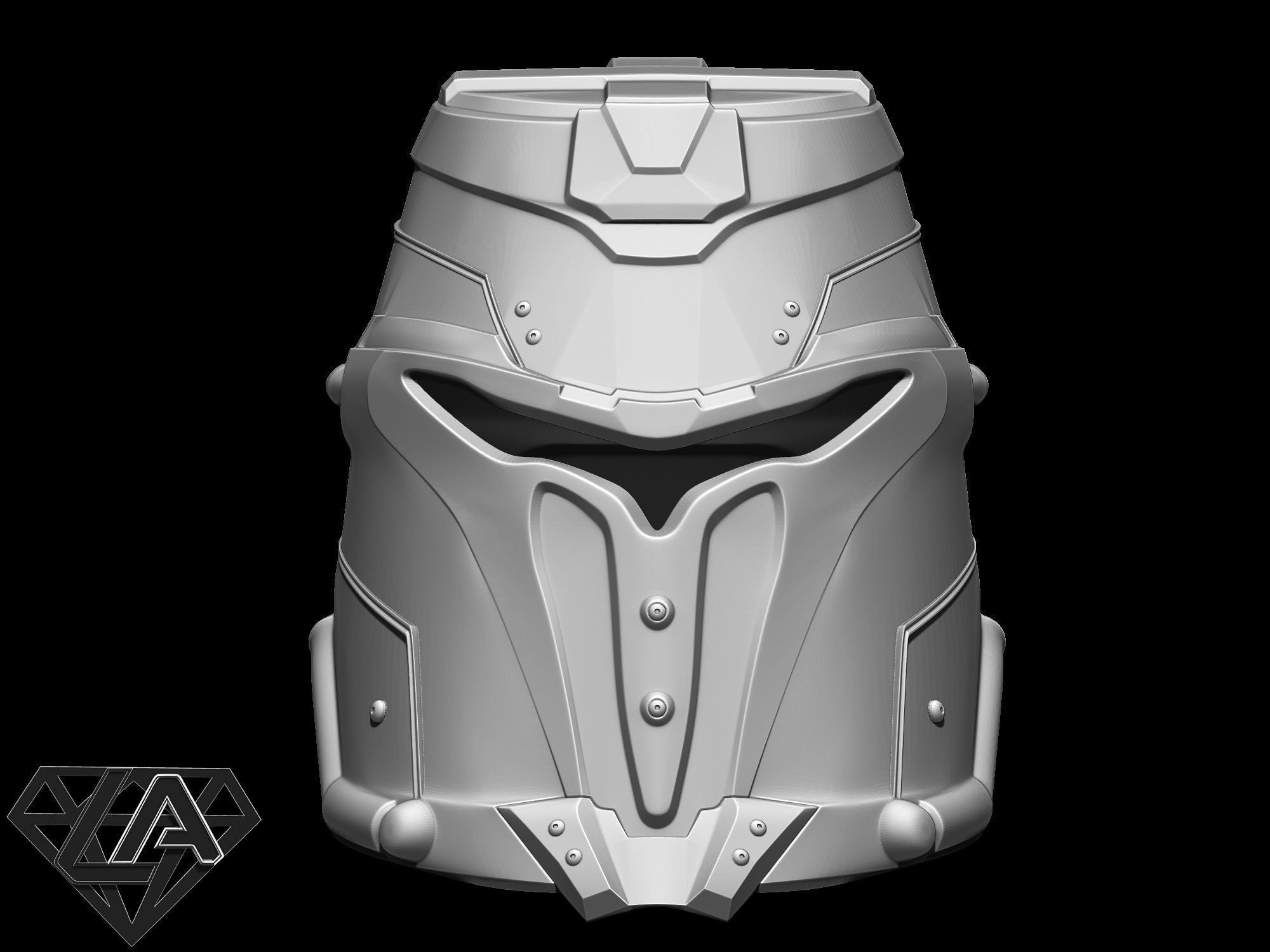 Doom helmets set 3D print model_19