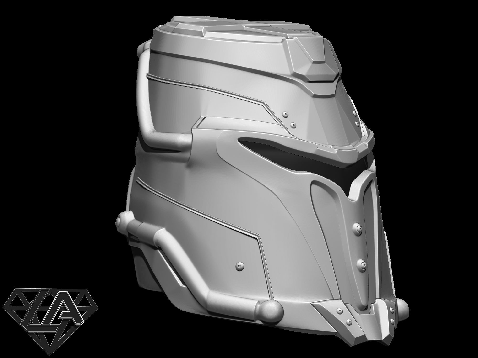 Doom helmets set 3D print model_20