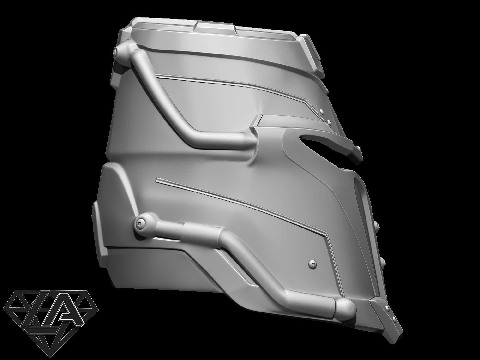 Doom helmets set 3D print model_21