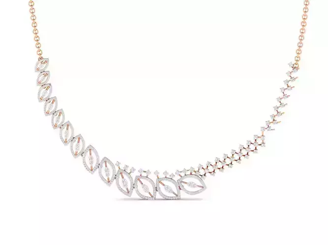 Women necklace 3dm stl render detail  3D print model
