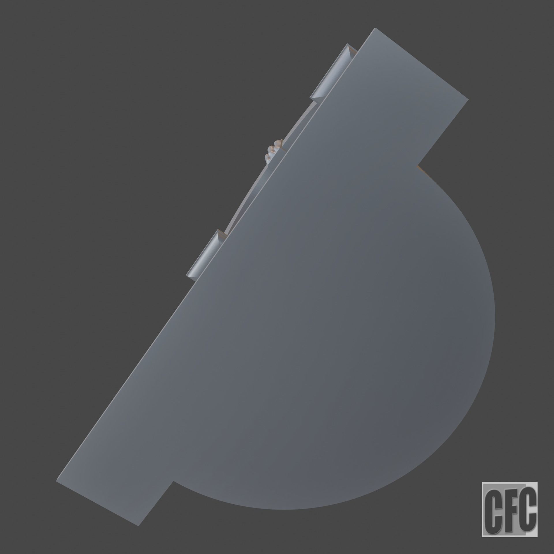 Niche - 3d model for CNC - NicheCFC02 3D print model_13