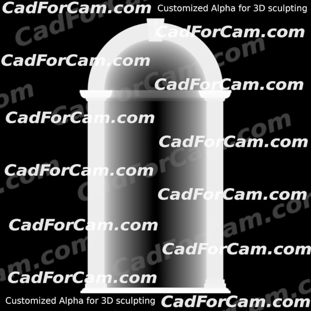 Niche - 3d model for CNC - NicheCFC02 3D print model_21