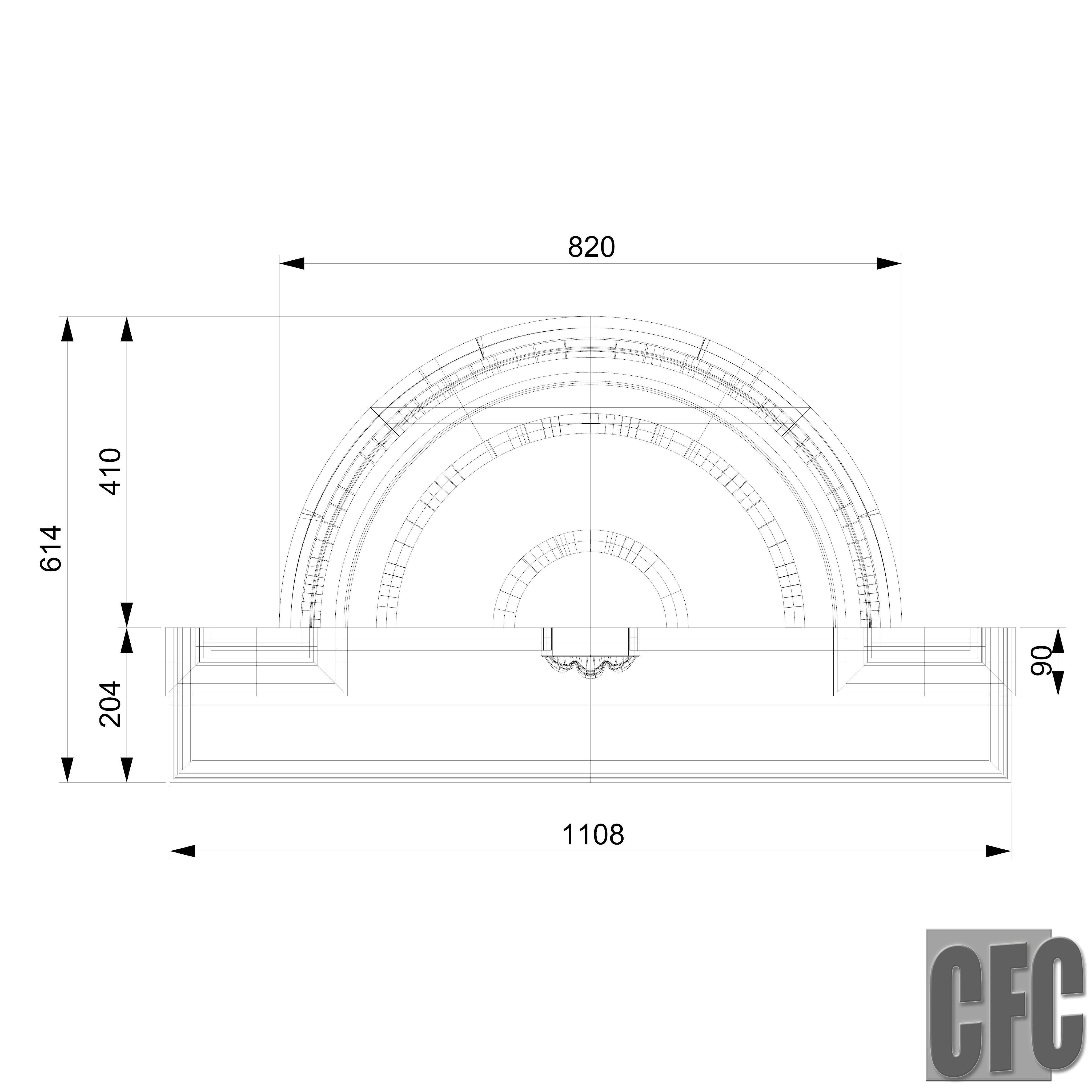 Niche - 3d model for CNC - NicheCFC02 3D print model_18