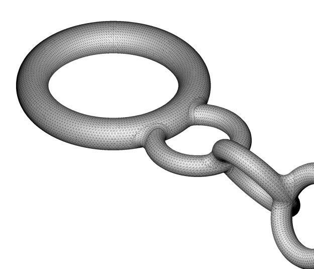 Classic Key Chain Link 3D print model_3