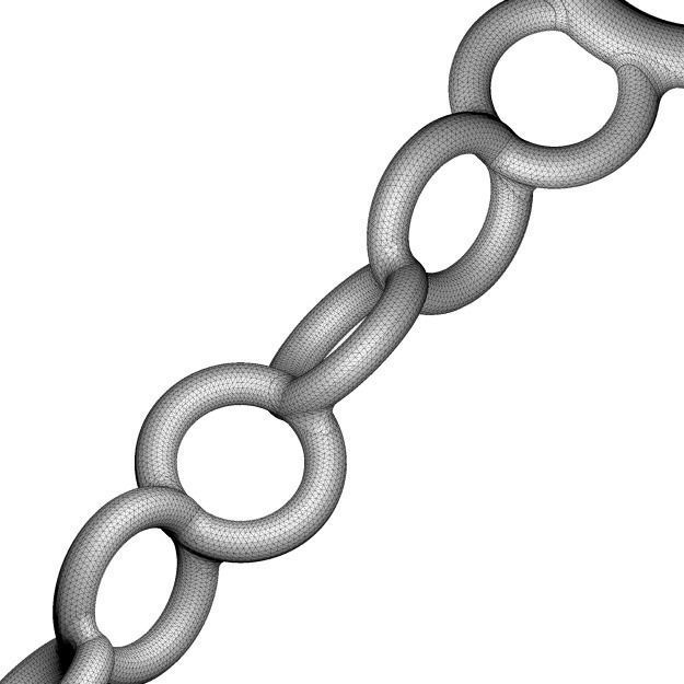 Classic Key Chain Link 3D print model_4