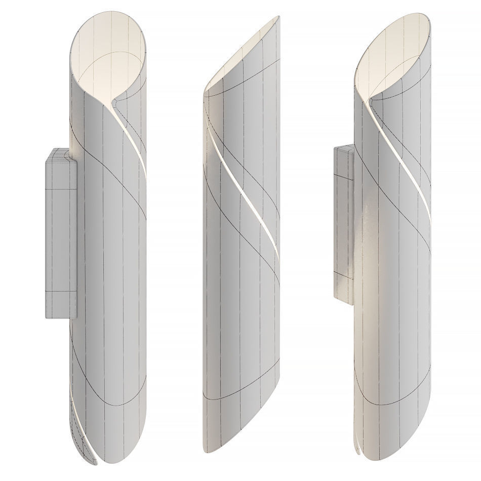 Arrow Wall Lamp 3D model_1