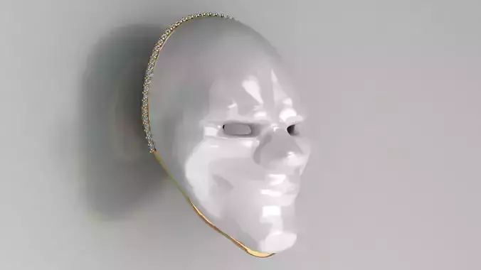mask for face 3d model
