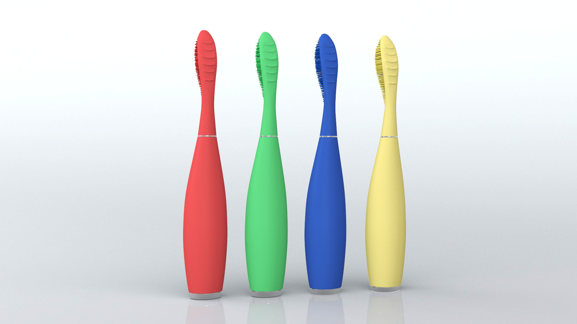 Smart Toothbrush 3D model_3
