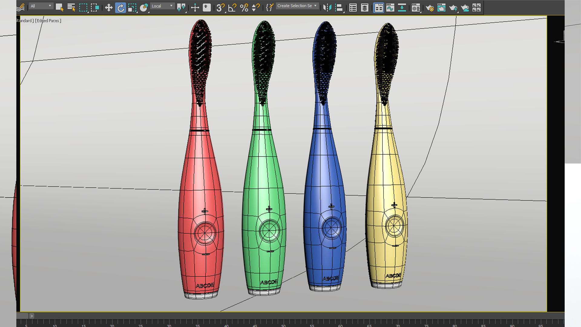 Smart Toothbrush 3D model_9