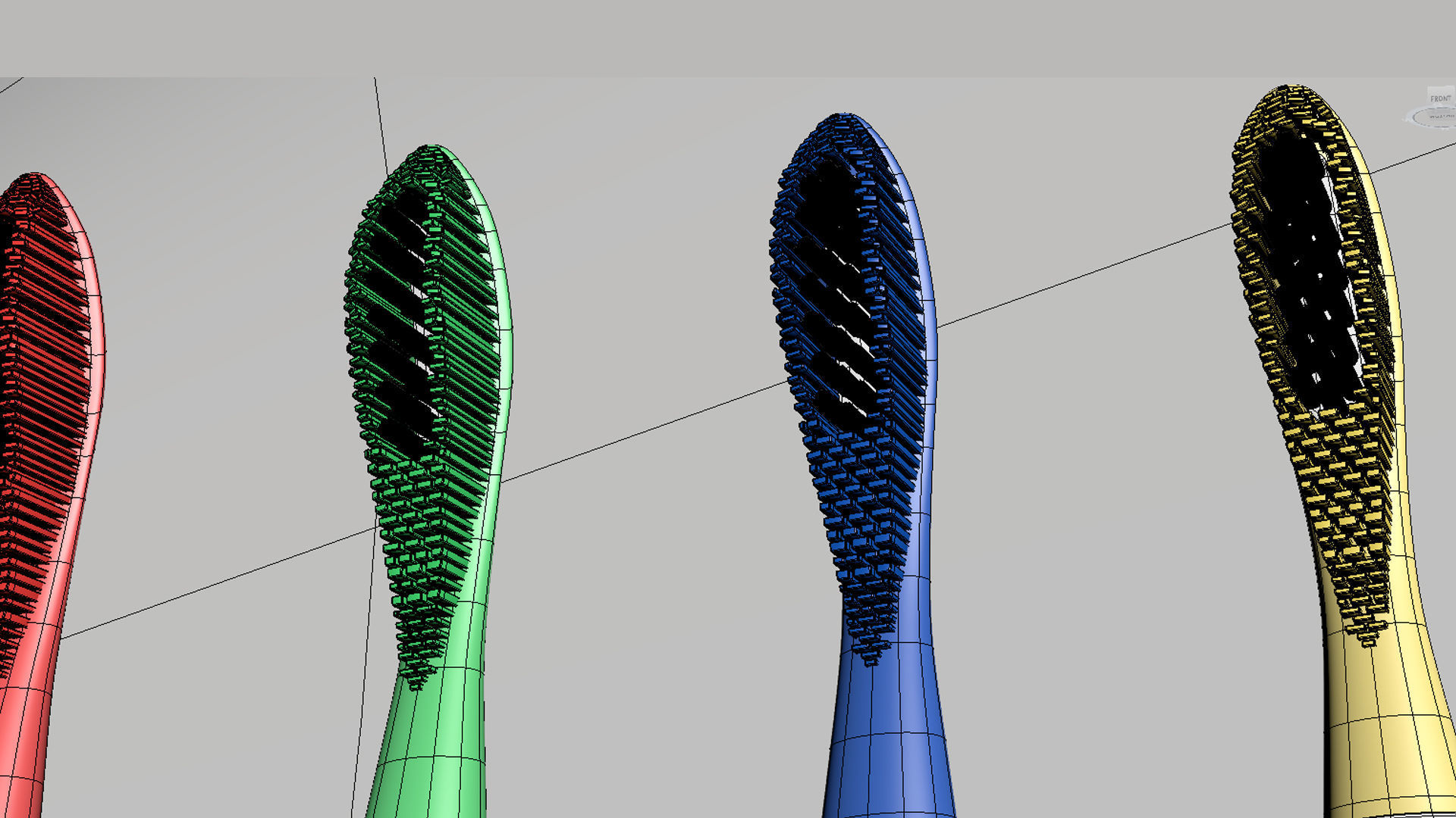 Smart Toothbrush 3D model_17