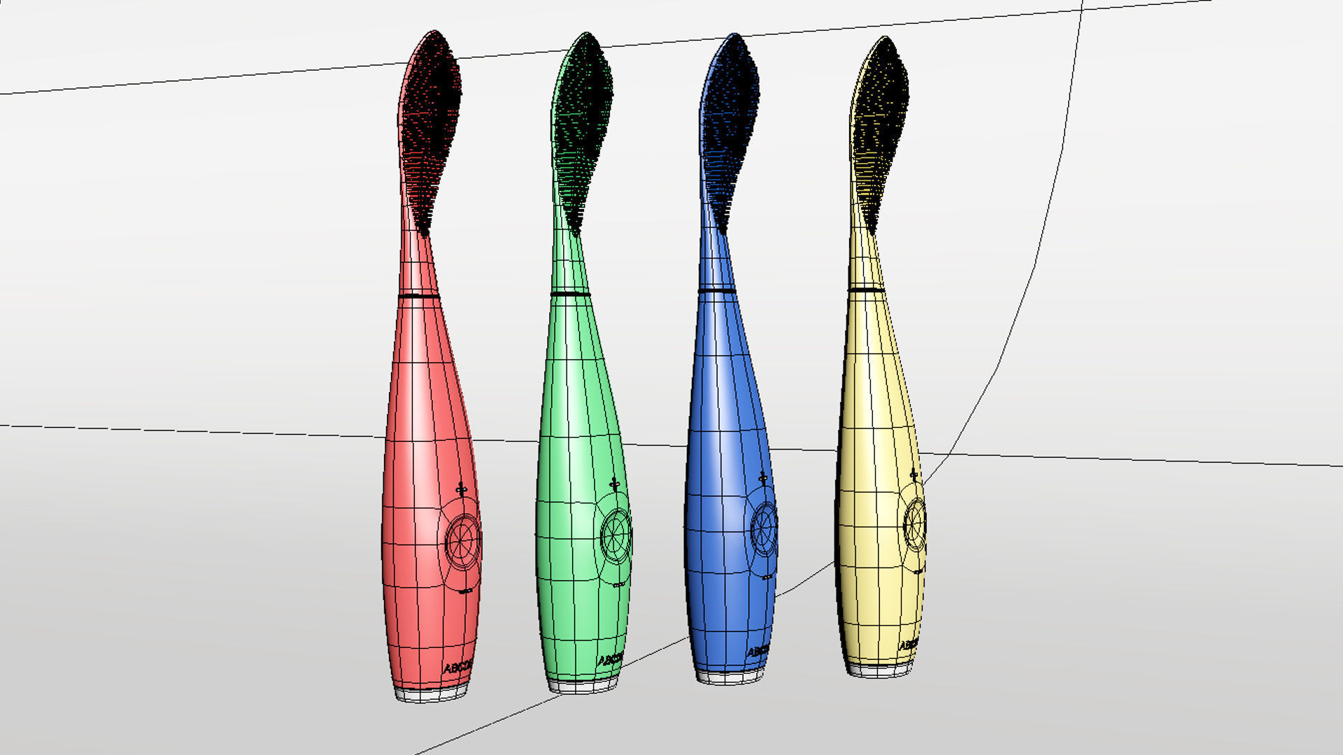 Smart Toothbrush 3D model_18