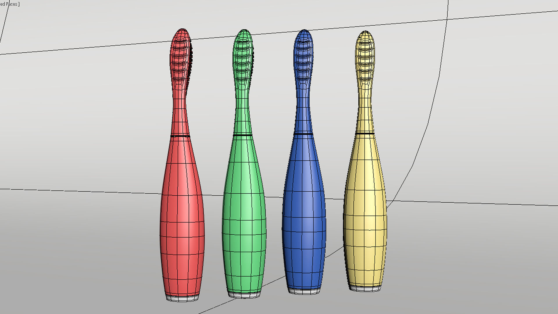 Smart Toothbrush 3D model_12