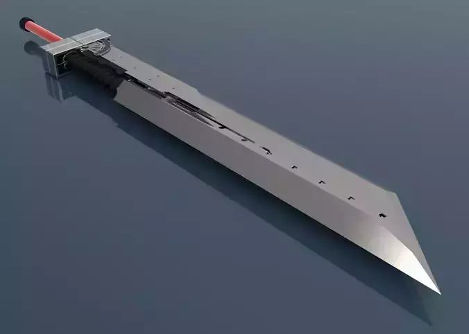 Clouds Fusion Sword 3D model