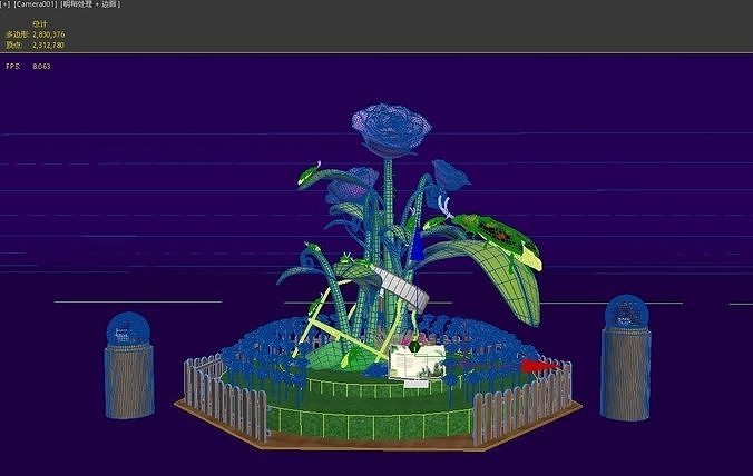 Insects show 3D model